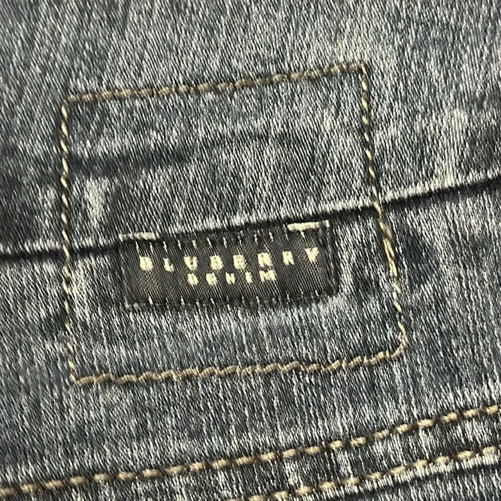 Blueberry women’s denim jeans with elastic waist size 16W